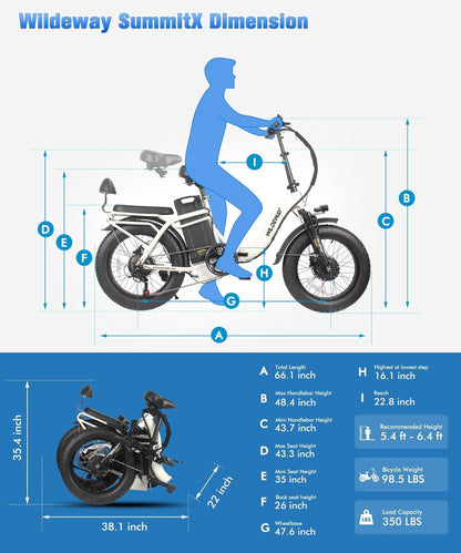 Wildeway 2000W Dual Motor Electric Bike