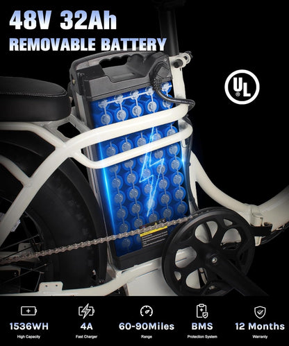 Wildeway 2000W Dual Motor Electric Bike